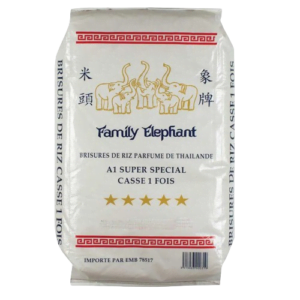 Riz Brisure 1 fois 20 kg Family Eléphant 3513083000906
