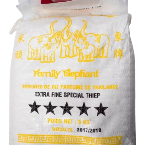 Riz Brisure Cassée 2fois 5kg Family Eléphant