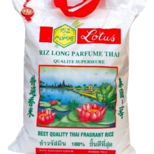 Riz 5kg long parfumé Thaï Lotus RIZ DU MONDE