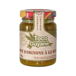 Confit d'Oignons Mangue 100g - Délices de Guyane