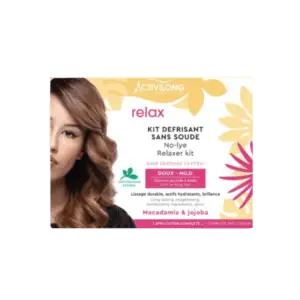 ACTIVILONG DOUX Kit Défrisant sans soude ACTIGLOSS NOURRISH - DOUX cheveux défrisés nourris et brillants